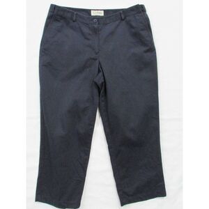 LL Bean Casual Pant "Favorite Fit" Navy color Women's Size 14 P